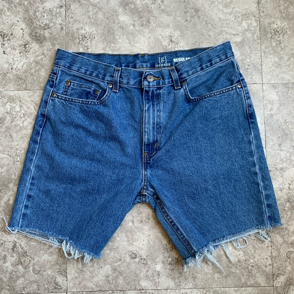 George Cuff Off Shorts Size 33